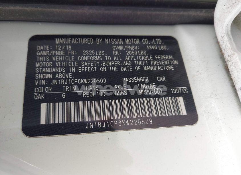 Photo 9 of 2019 Nissan Rogue SPORT S (VIN JN1BJ1CP8KW220509)