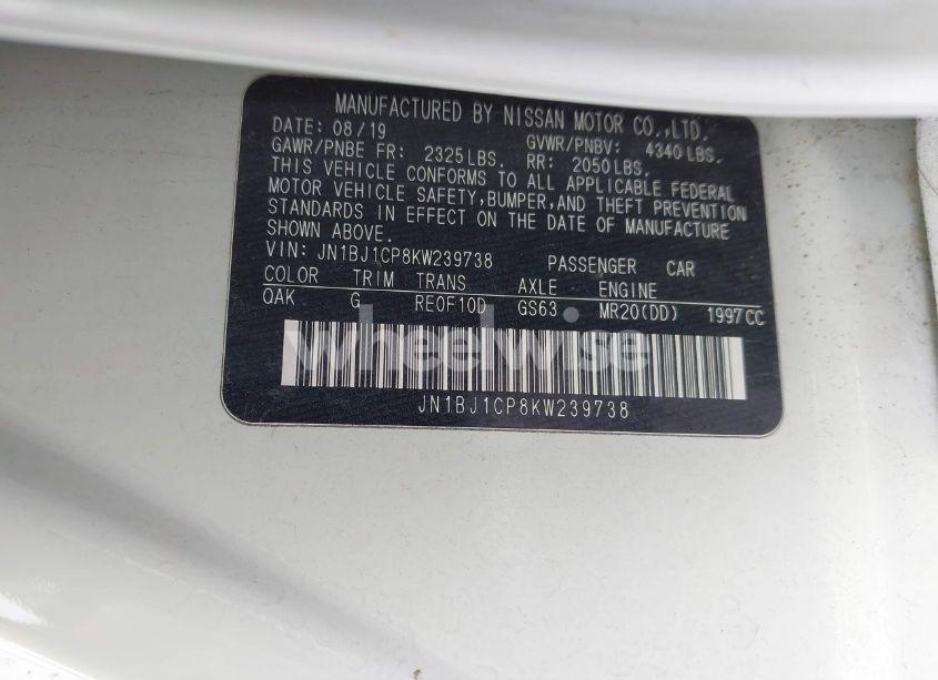 Photo 9 of 2019 Nissan Rogue SPORT S (VIN JN1BJ1CP8KW239738)