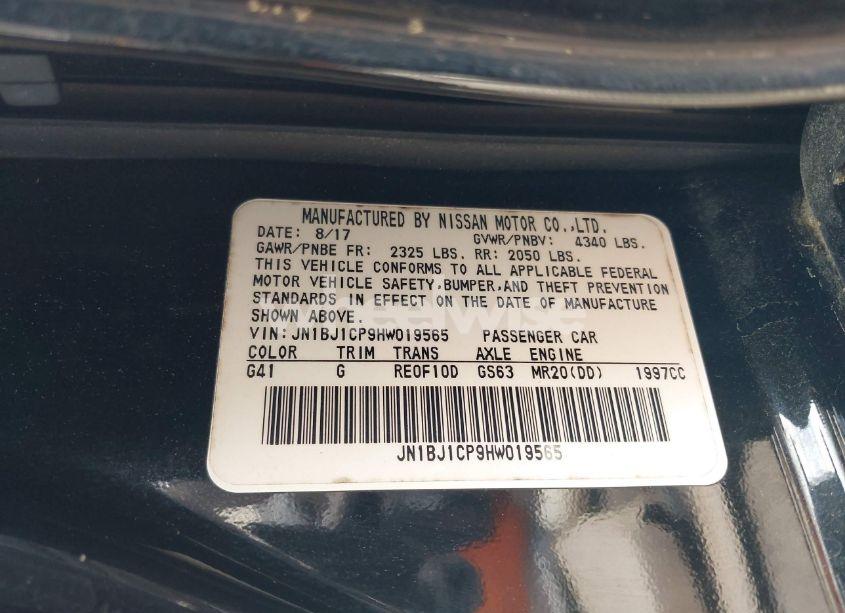 Photo 9 of 2017 Nissan Rogue SPORT SL (VIN JN1BJ1CP9HW019565)