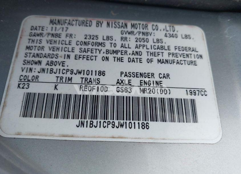 Photo 9 of 2018 Nissan Rogue SPORT SV (VIN JN1BJ1CP9JW101186)