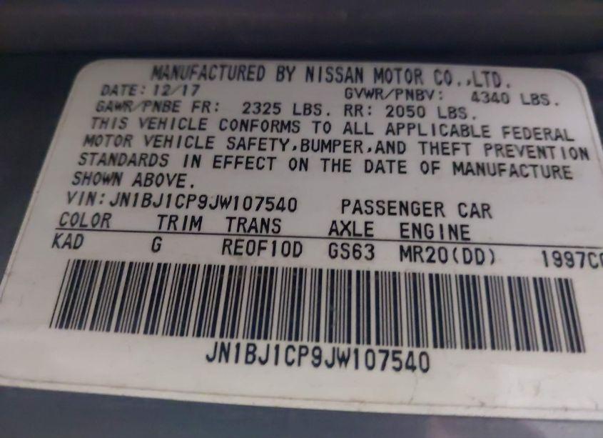 Photo 9 of 2018 Nissan Rogue SPORT S (VIN JN1BJ1CP9JW107540)