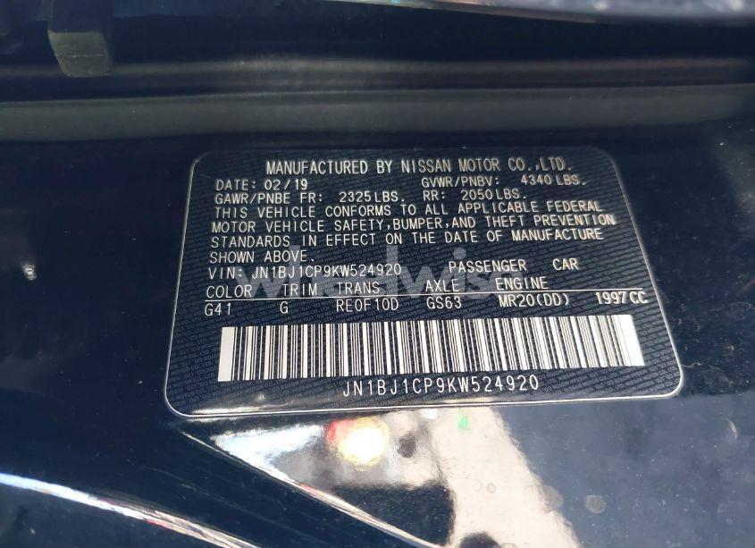 Photo 9 of 2019 Nissan Rogue SPORT S (VIN JN1BJ1CP9KW524920)