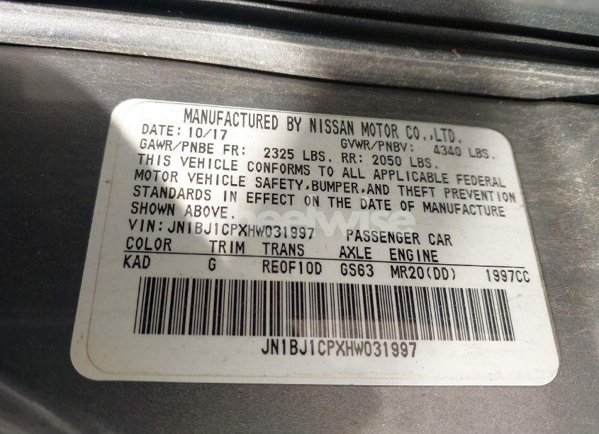 Photo 9 of 2017 Nissan Rogue SPORT SV (VIN JN1BJ1CPXHW031997)