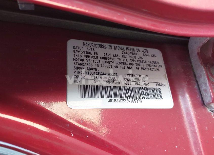 Photo 9 of 2018 Nissan Rogue SPORT SV (VIN JN1BJ1CPXJW165379)