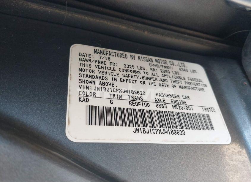 Photo 9 of 2018 Nissan Rogue SPORT S (VIN JN1BJ1CPXJW189620)