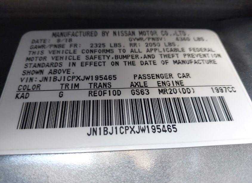 Photo 9 of 2018 Nissan Rogue SPORT SV (VIN JN1BJ1CPXJW195465)