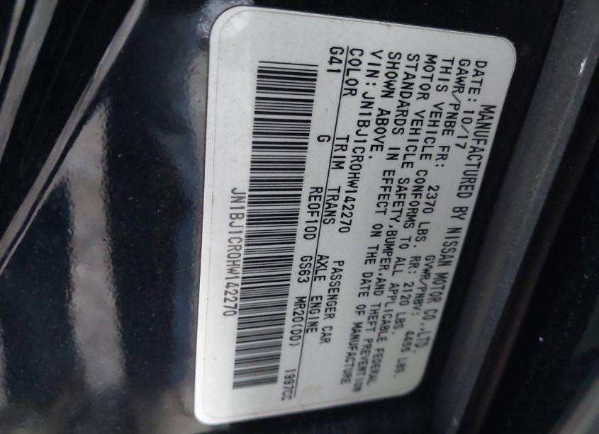 Photo 9 of 2017 Nissan Rogue SPORT S (VIN JN1BJ1CR0HW142270)