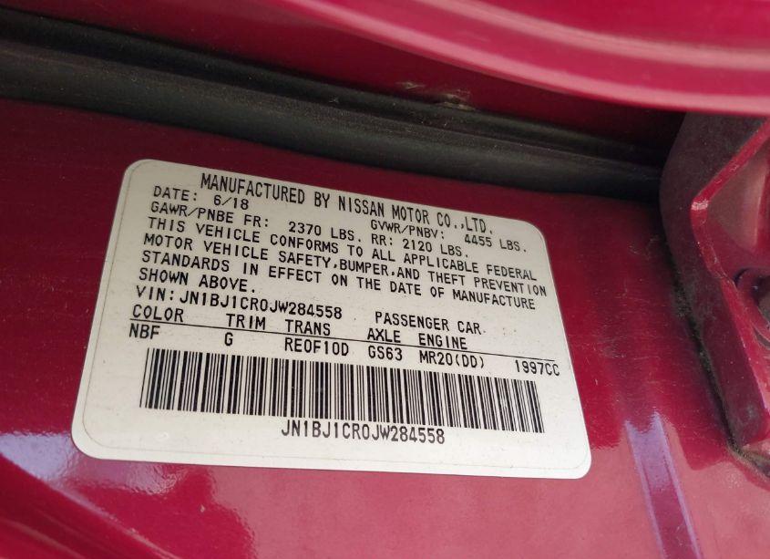 Photo 9 of 2018 Nissan Rogue SPORT SV (VIN JN1BJ1CR0JW284558)