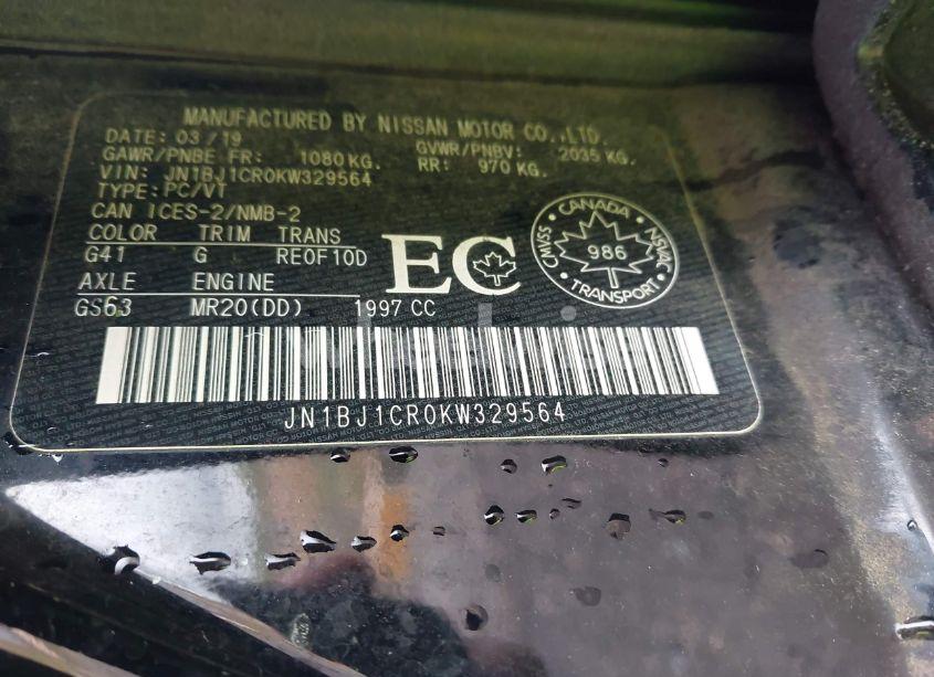 Photo 9 of 2019 Nissan Rogue SPORT S/SL/SV (VIN JN1BJ1CR0KW329564)