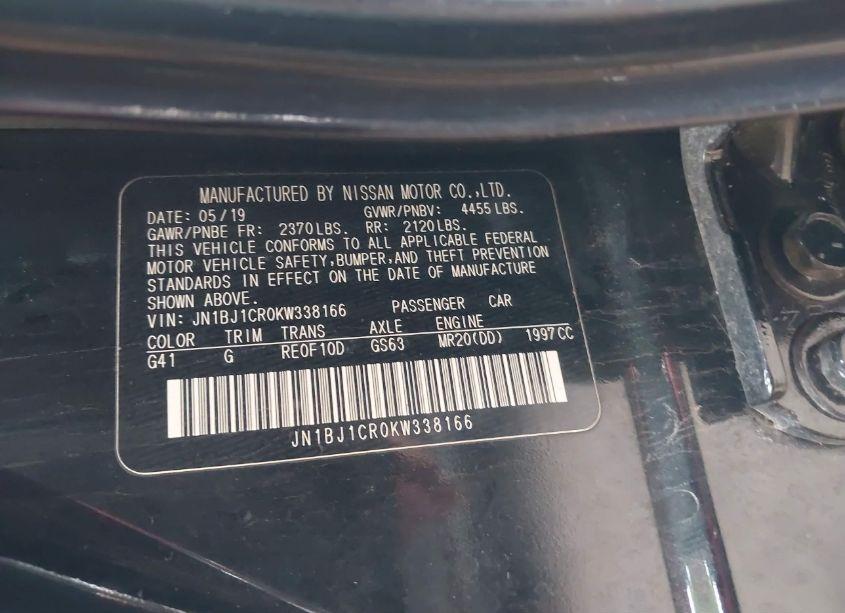 Photo 9 of 2019 Nissan Rogue SPORT S (VIN JN1BJ1CR0KW338166)