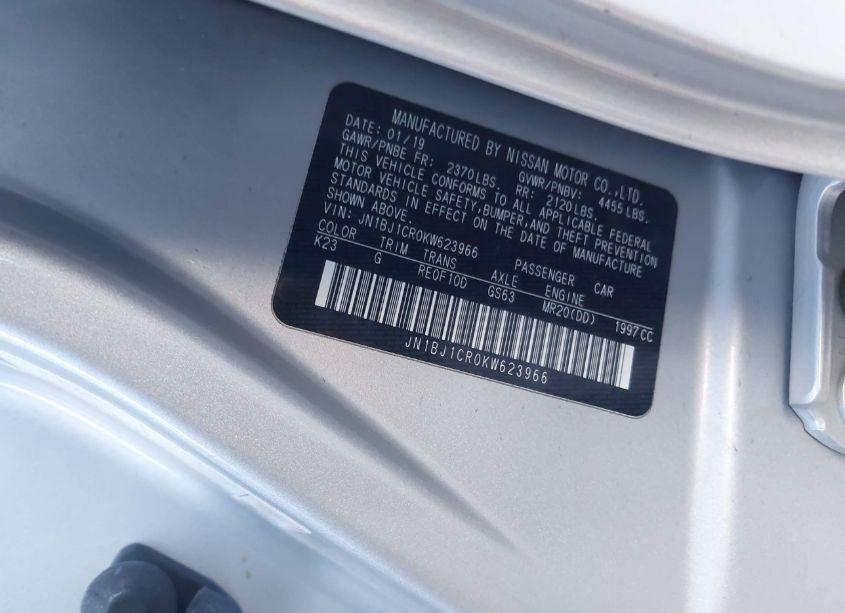 Photo 9 of 2019 Nissan Rogue SPORT S (VIN JN1BJ1CR0KW623966)