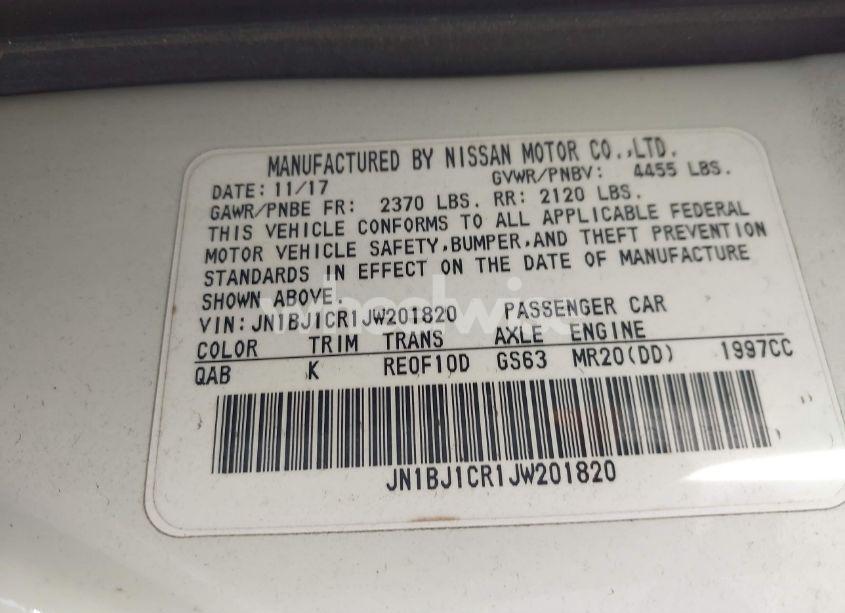 Photo 9 of 2018 Nissan Rogue SPORT SV (VIN JN1BJ1CR1JW201820)