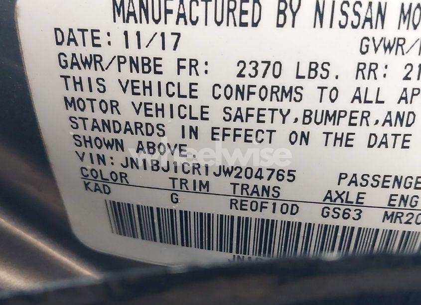 Photo 9 of 2018 Nissan Rogue SPORT SV (VIN JN1BJ1CR1JW204765)