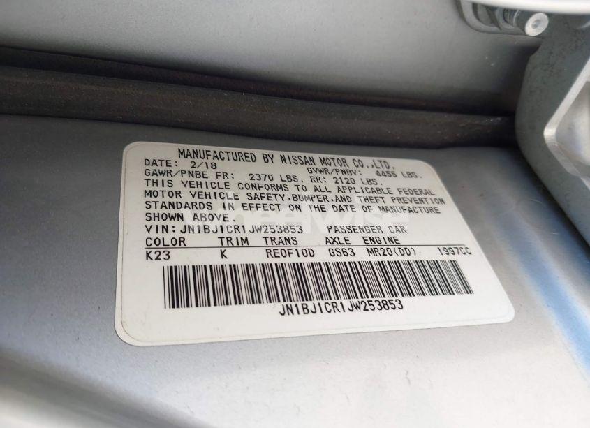 Photo 9 of 2018 Nissan Rogue SPORT SV (VIN JN1BJ1CR1JW253853)