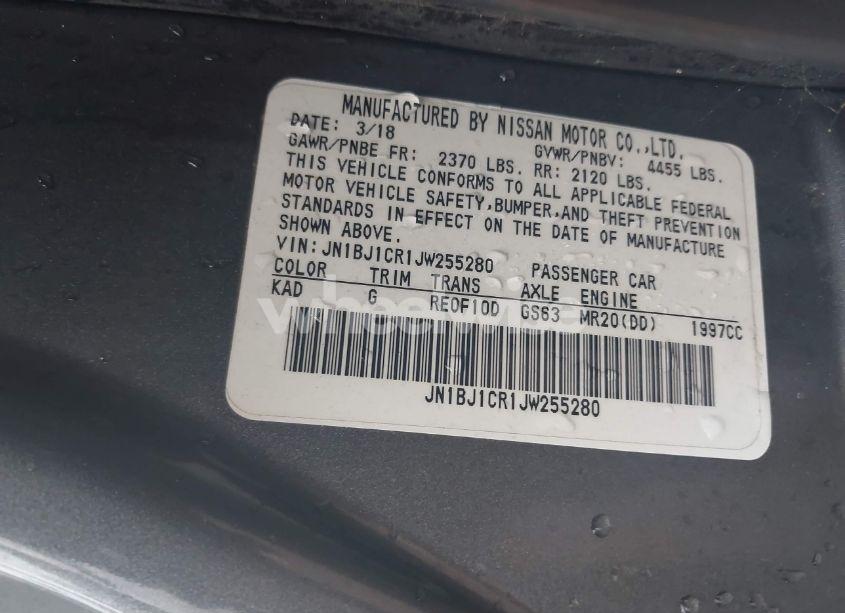 Photo 9 of 2018 Nissan Rogue SPORT S (VIN JN1BJ1CR1JW255280)