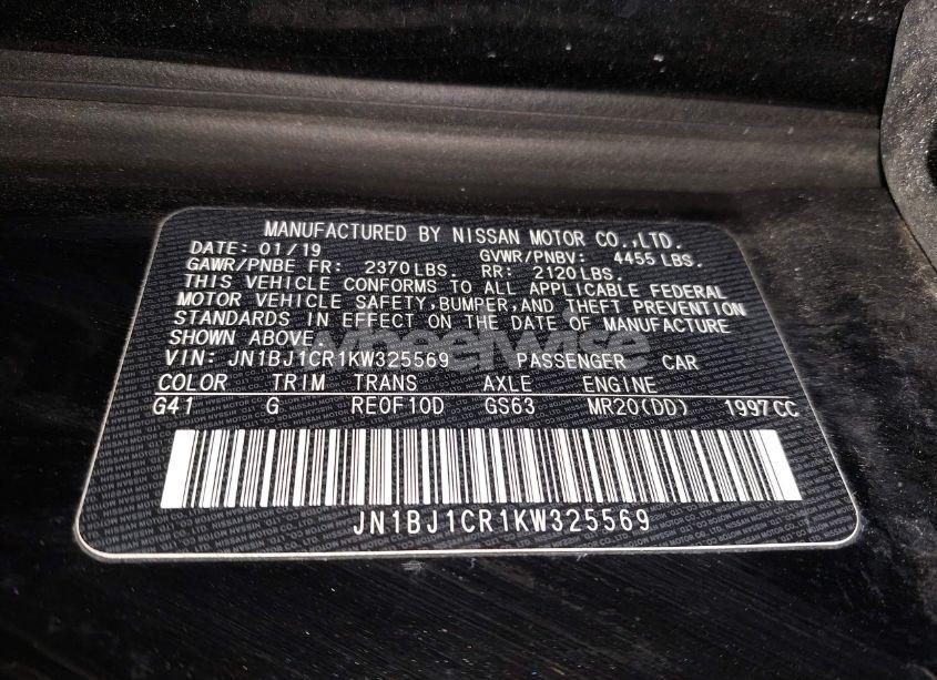 Photo 9 of 2019 Nissan Rogue SPORT S (VIN JN1BJ1CR1KW325569)