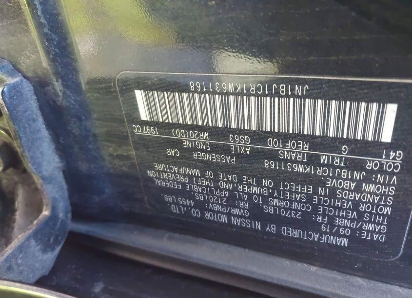 Photo 9 of 2019 Nissan Rogue SPORT S (VIN JN1BJ1CR1KW631168)