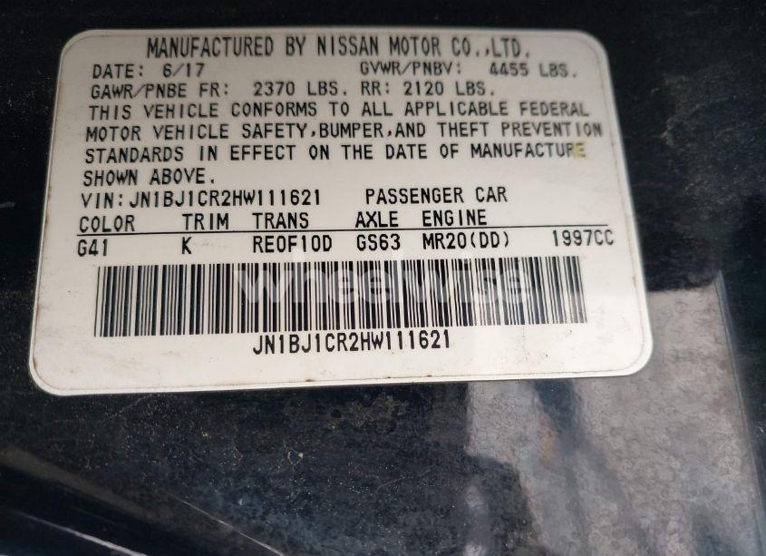 Photo 9 of 2017 Nissan Rogue SPORT SV (VIN JN1BJ1CR2HW111621)