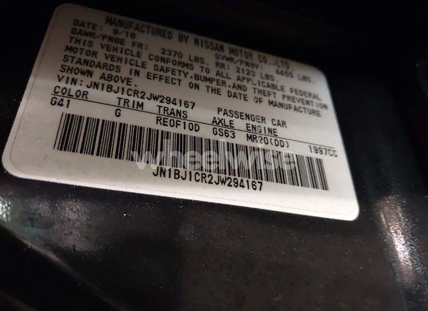 Photo 9 of 2018 Nissan Rogue SPORT SL (VIN JN1BJ1CR2JW294167)