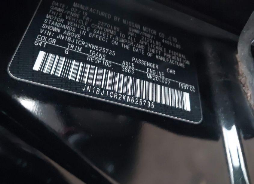 Photo 9 of 2019 Nissan Rogue SPORT SV (VIN JN1BJ1CR2KW625735)