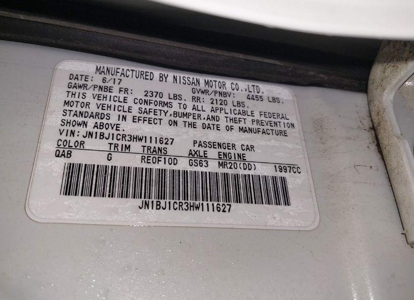 Photo 9 of 2017 Nissan Rogue SPORT S (VIN JN1BJ1CR3HW111627)