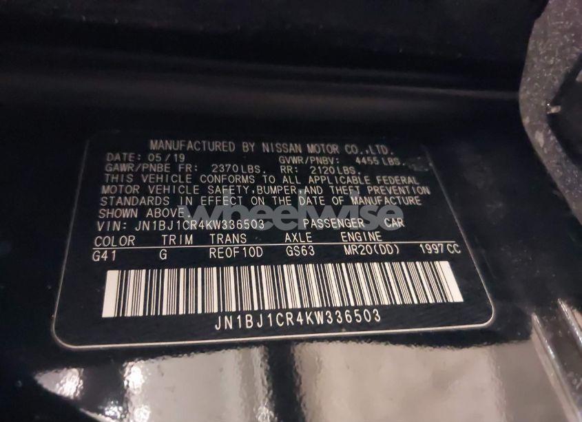 Photo 9 of 2019 Nissan Rogue SPORT S (VIN JN1BJ1CR4KW336503)