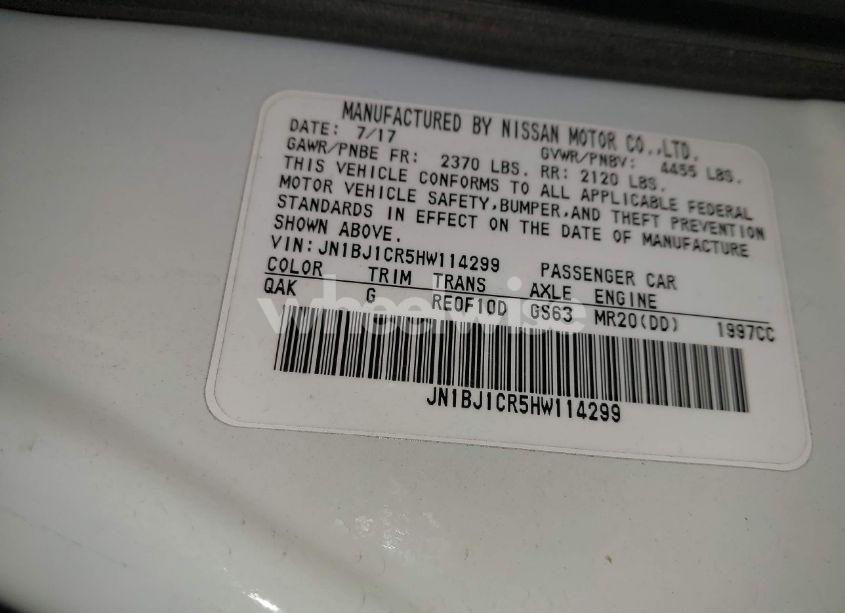 Photo 9 of 2017 Nissan Rogue SPORT S (VIN JN1BJ1CR5HW114299)