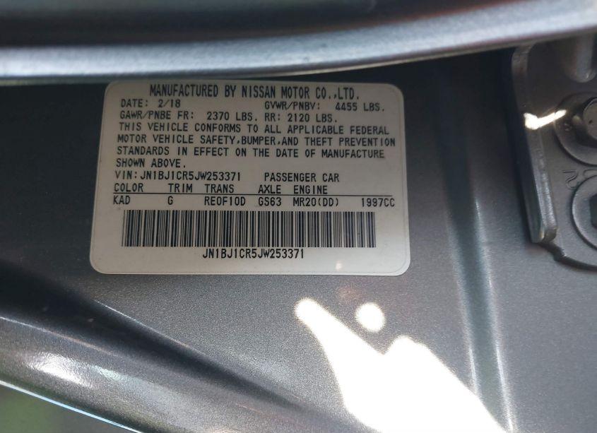 Photo 9 of 2018 Nissan Rogue SPORT SV (VIN JN1BJ1CR5JW253371)