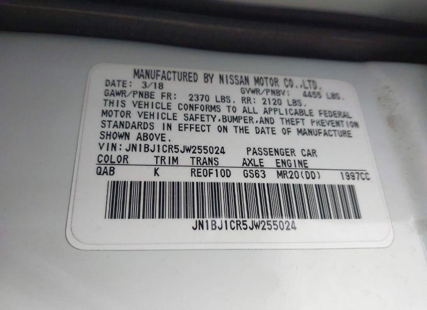 Photo 9 of 2018 Nissan Rogue SPORT SL (VIN JN1BJ1CR5JW255024)