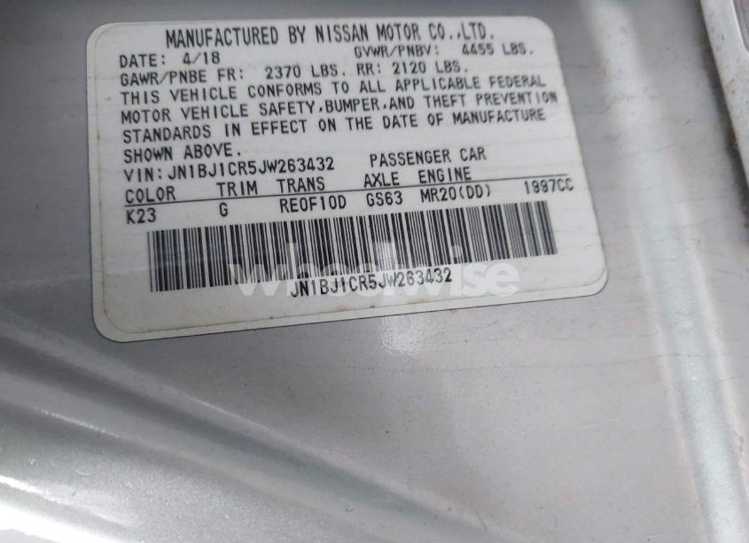 Photo 9 of 2018 Nissan Rogue SPORT S (VIN JN1BJ1CR5JW263432)