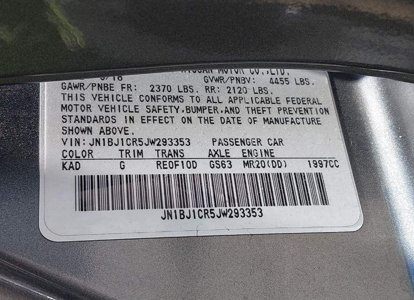 Photo 9 of 2018 Nissan Rogue SPORT SV (VIN JN1BJ1CR5JW293353)