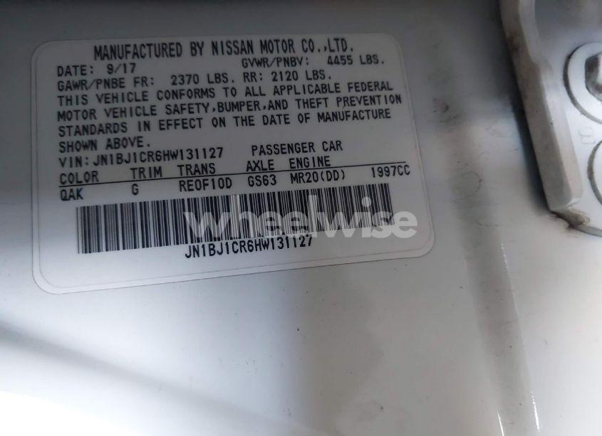 Photo 9 of 2017 Nissan Rogue SPORT S (VIN JN1BJ1CR6HW131127)