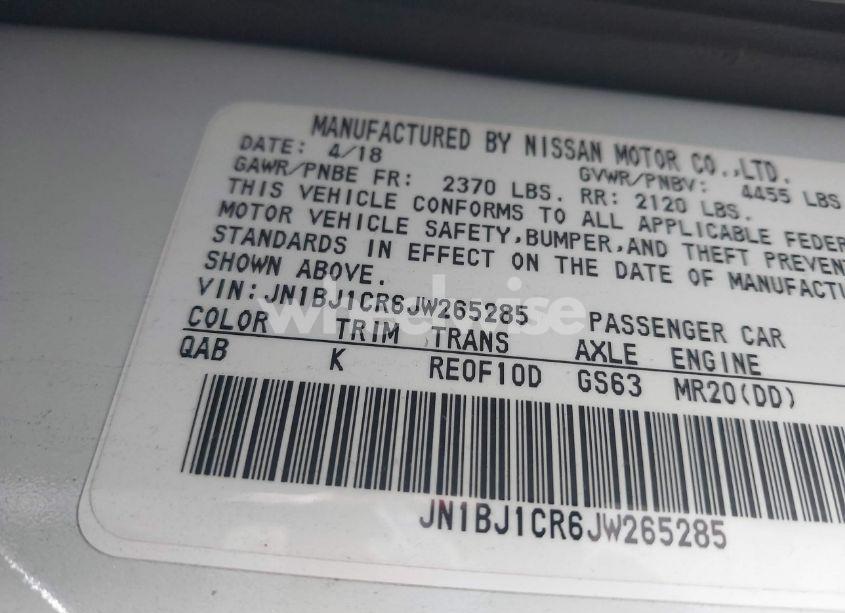 Photo 9 of 2018 Nissan Rogue SPORT SL (VIN JN1BJ1CR6JW265285)