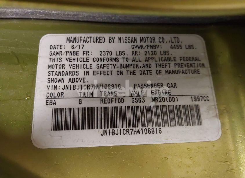 Photo 9 of 2017 Nissan Rogue SPORT SV (VIN JN1BJ1CR7HW106916)