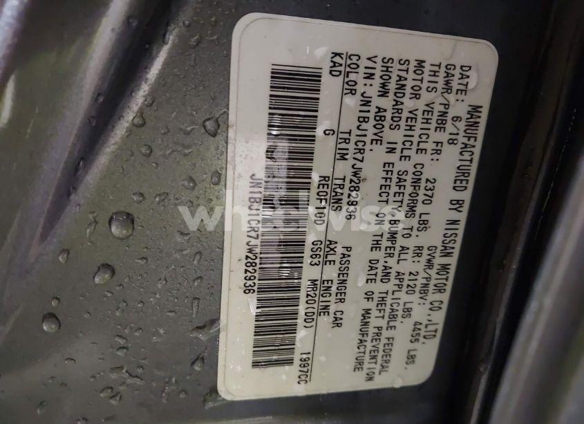 Photo 9 of 2018 Nissan Rogue SPORT SL (VIN JN1BJ1CR7JW282936)