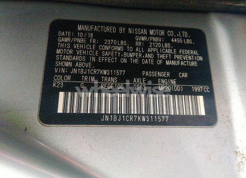 Photo 9 of 2019 Nissan Rogue SPORT S (VIN JN1BJ1CR7KW311577)