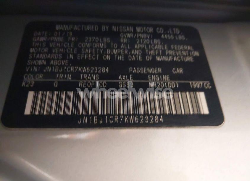 Photo 9 of 2019 Nissan Rogue SPORT S (VIN JN1BJ1CR7KW623284)