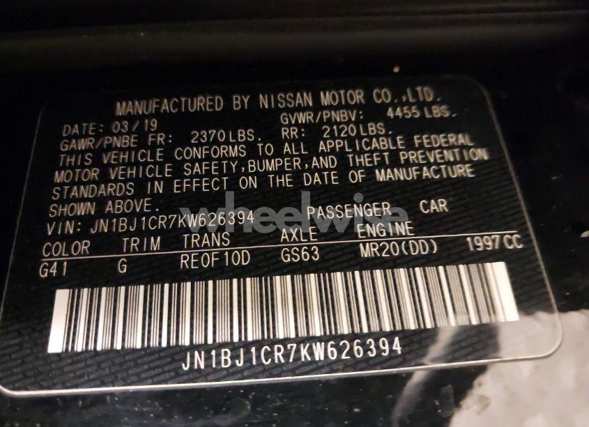 Photo 9 of 2019 Nissan Rogue SPORT SV (VIN JN1BJ1CR7KW626394)