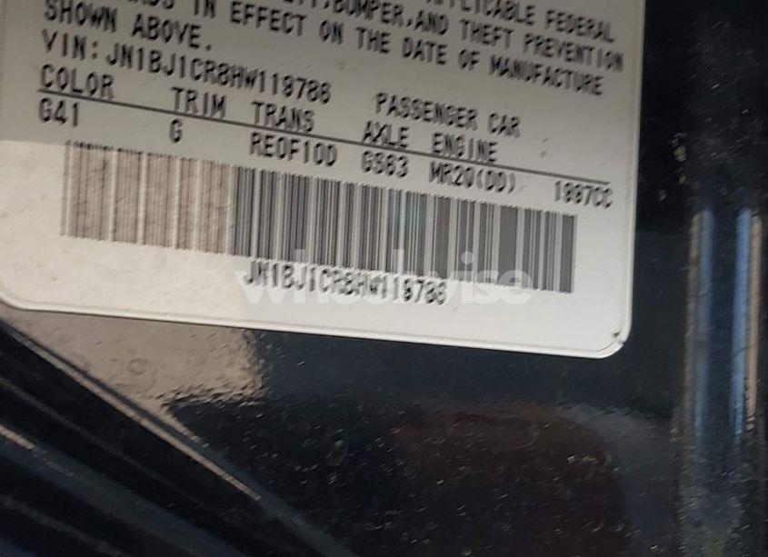 Photo 9 of 2017 Nissan Rogue SPORT SV (VIN JN1BJ1CR8HW119786)