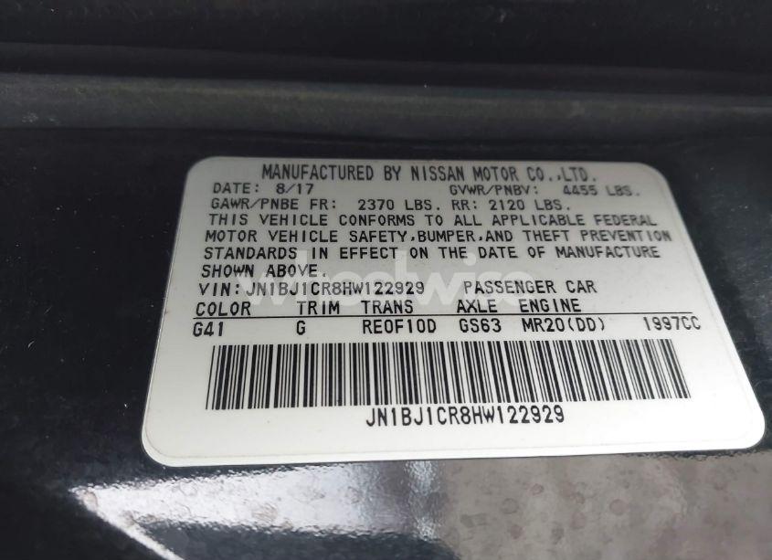 Photo 9 of 2017 Nissan Rogue SPORT S (VIN JN1BJ1CR8HW122929)