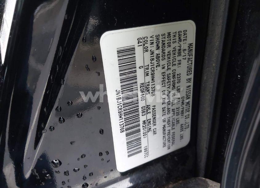 Photo 9 of 2017 Nissan Rogue SPORT SL (VIN JN1BJ1CR9HW113768)