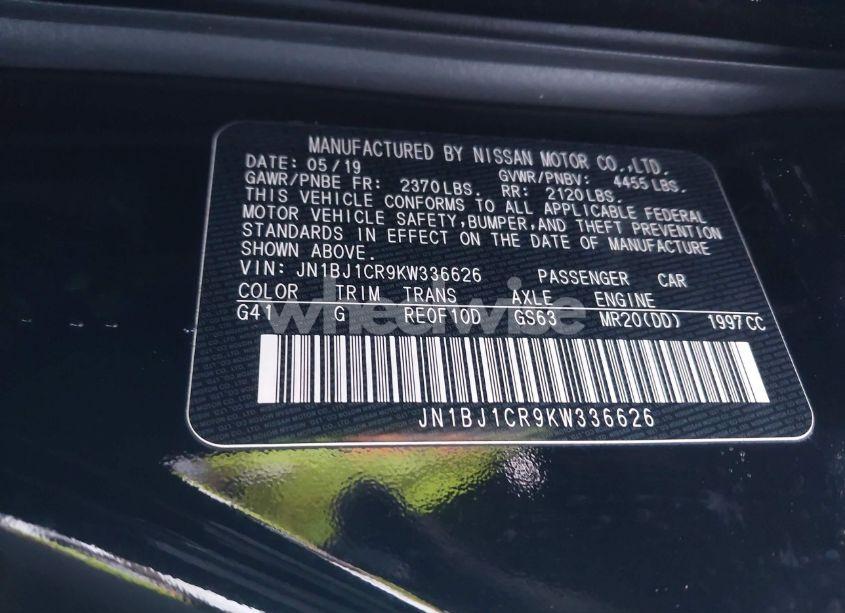 Photo 9 of 2019 Nissan Rogue SPORT S (VIN JN1BJ1CR9KW336626)