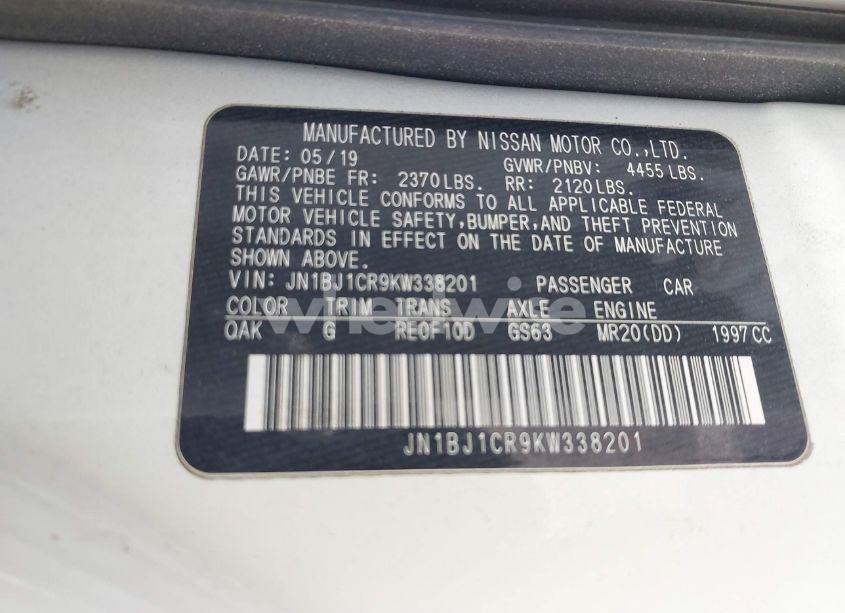 Photo 9 of 2019 Nissan Rogue SPORT S (VIN JN1BJ1CR9KW338201)