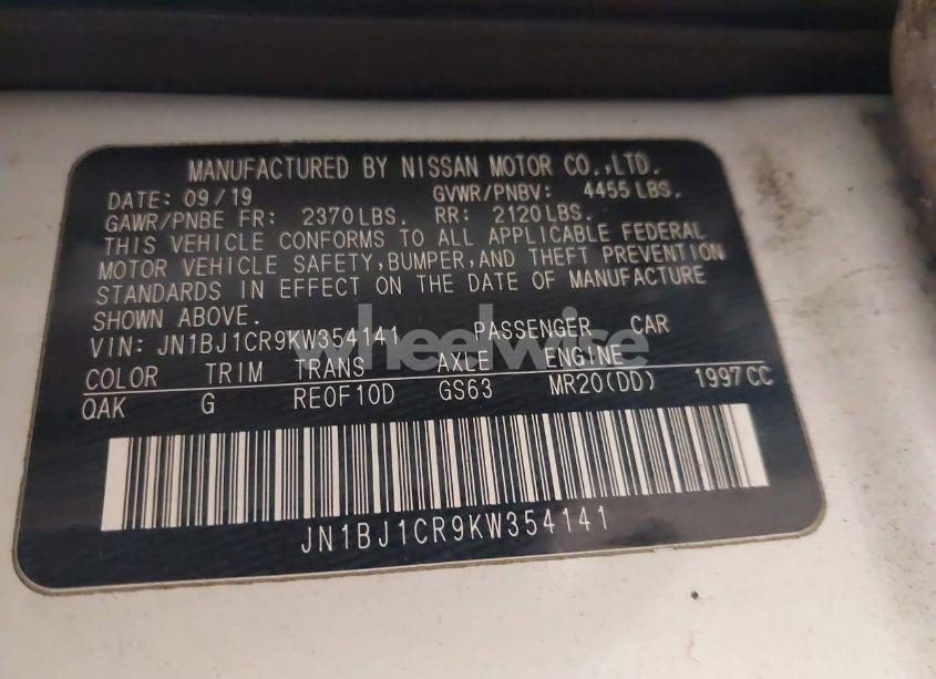 Photo 9 of 2019 Nissan Rogue SPORT S (VIN JN1BJ1CR9KW354141)