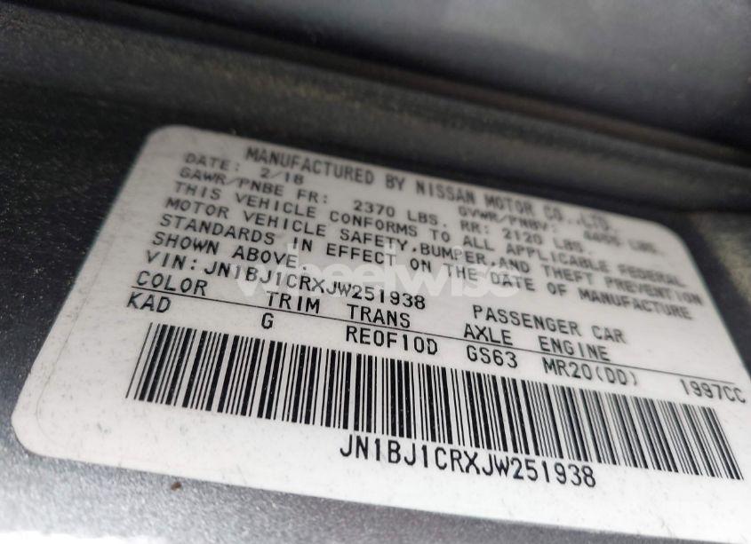 Photo 9 of 2018 Nissan Rogue SPORT S (VIN JN1BJ1CRXJW251938)