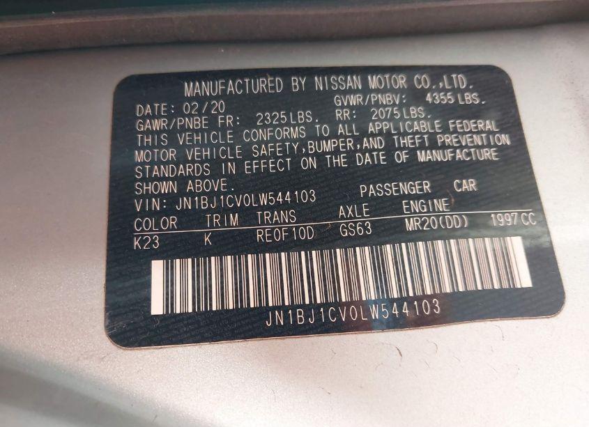 Photo 9 of 2020 Nissan Rogue SPORT SV FWD XTRONIC CVT (VIN JN1BJ1CV0LW544103)