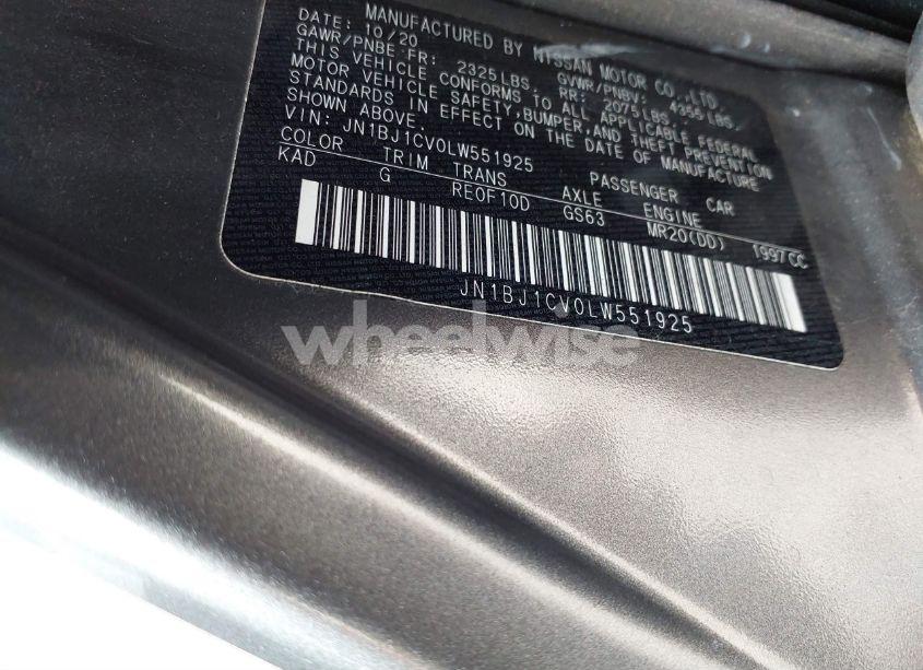 Photo 9 of 2020 Nissan Rogue SPORT S FWD XTRONIC CVT (VIN JN1BJ1CV0LW551925)