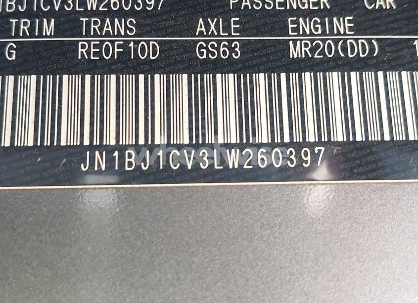 Photo 9 of 2020 Nissan Rogue SPORT S FWD XTRONIC CVT (VIN JN1BJ1CV3LW260397)