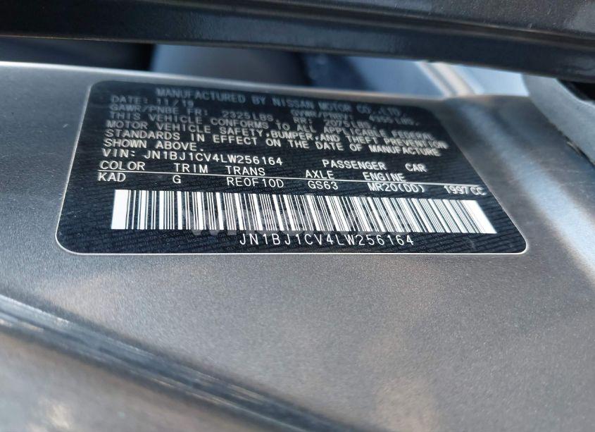 Photo 9 of 2020 Nissan Rogue SPORT S FWD XTRONIC CVT (VIN JN1BJ1CV4LW256164)