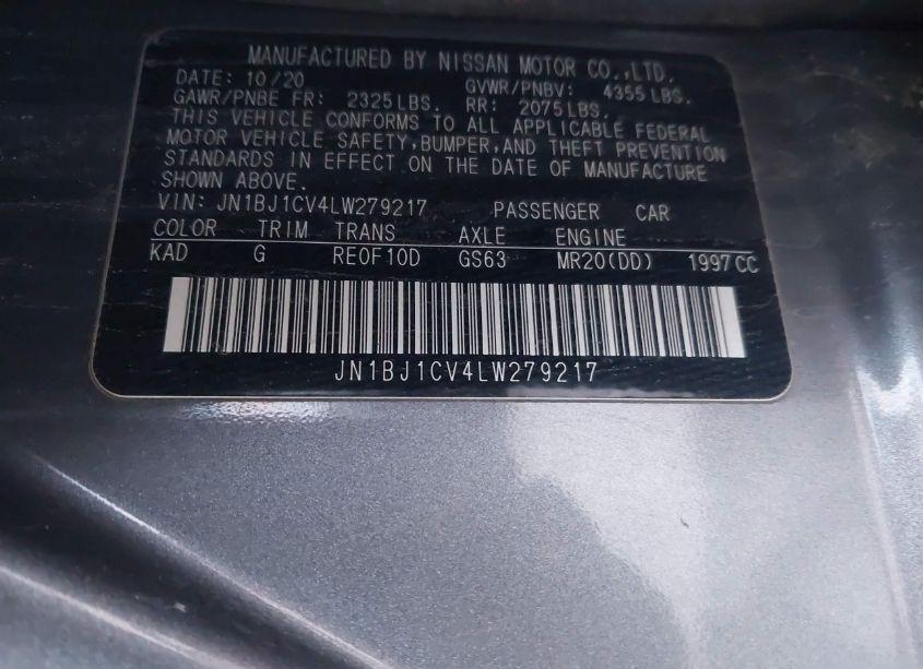 Photo 9 of 2020 Nissan Rogue SPORT S FWD XTRONIC CVT (VIN JN1BJ1CV4LW279217)